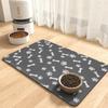 Diatom Mud Mat for Pets Spatter-proof Mat for Cats and Dogs Absorbent Quick-drying Mat for Domestic Pets To Eat and Drink Water