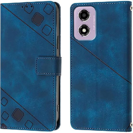 Чехол для Motorola E14 4G, Кожаный чехол-кошелек из ПУ, Держатель для кредитных карт, Подставка, Ударопрочный откидной магнитный чехол, Мужской Женский Чехол для телефона для