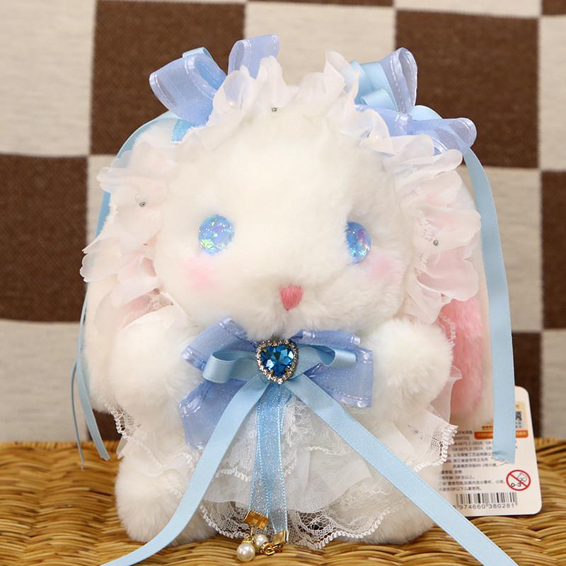 Cute Purple Fairy Rabbit Plush Toy Sleeping Companion Lolita Doll Bed Doll Festival Gift