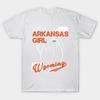 T Shirt Women Arkansas Wyoming Harajuku Print Kawaii Tshirt Summer Short Sleeve Female T-Shirt Top Tee