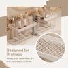 No-Drill Bathroom Storage Rack Large Capacity Sink Drying Rack Faucet Sink Shelf  Shower
