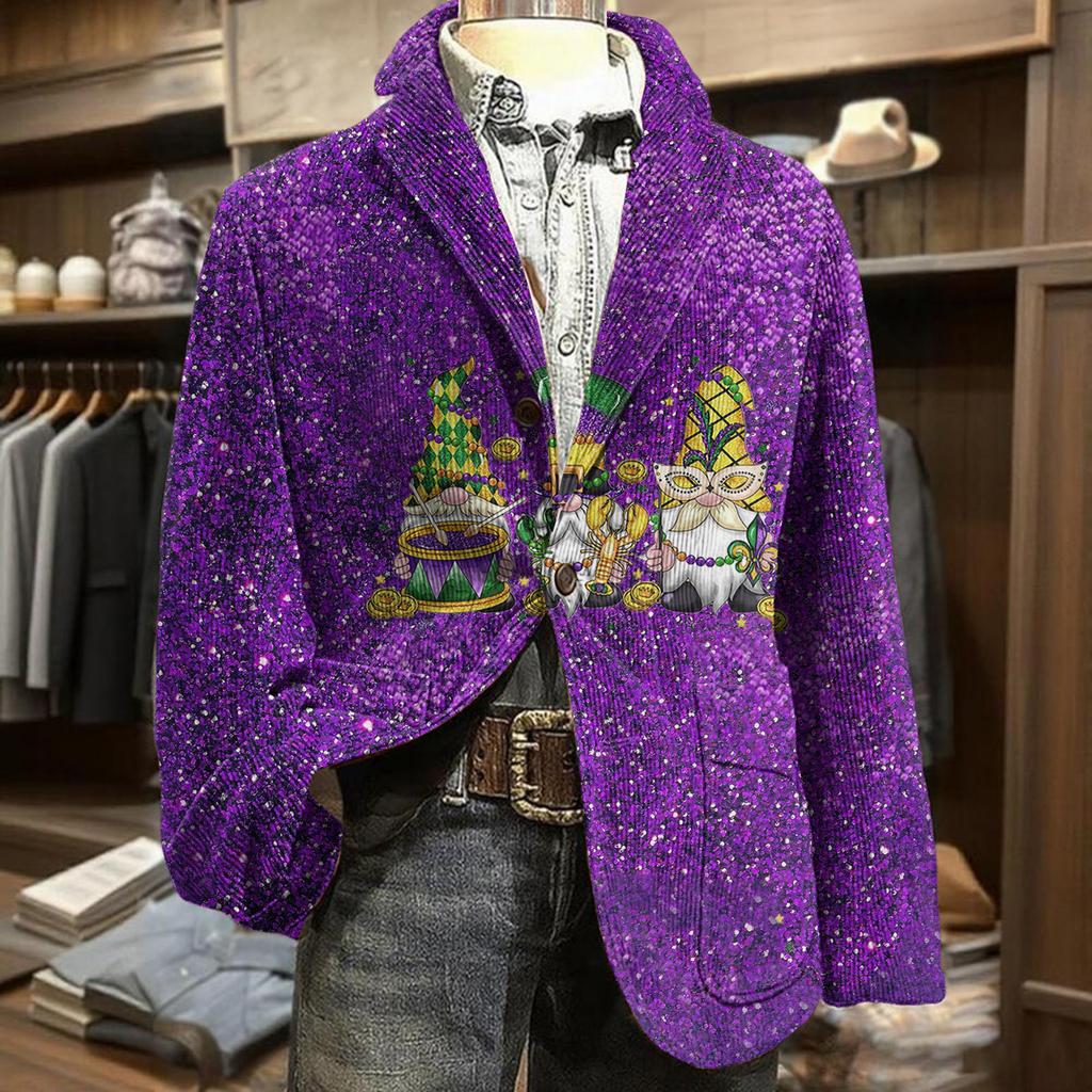 Мужская куртка в стиле business casual из вельвета