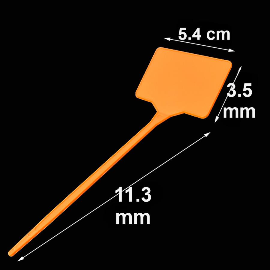 10 шт. Цветочный горшок Пластиковый Суккулент Садовый маркер Бирка для растения Бирка-этикетка Подвесная бирка