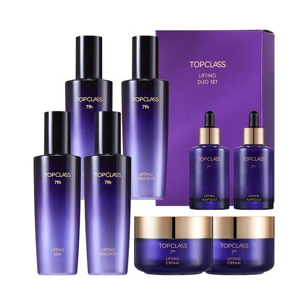 CHARMZONE Набор для лифтинга высшего класса 8 шт. (Тонер 120 мл * 2 + Эмульсия 120 мл * 2 + Ампула 150 мл * 2 + Крем 50 мл * 2)