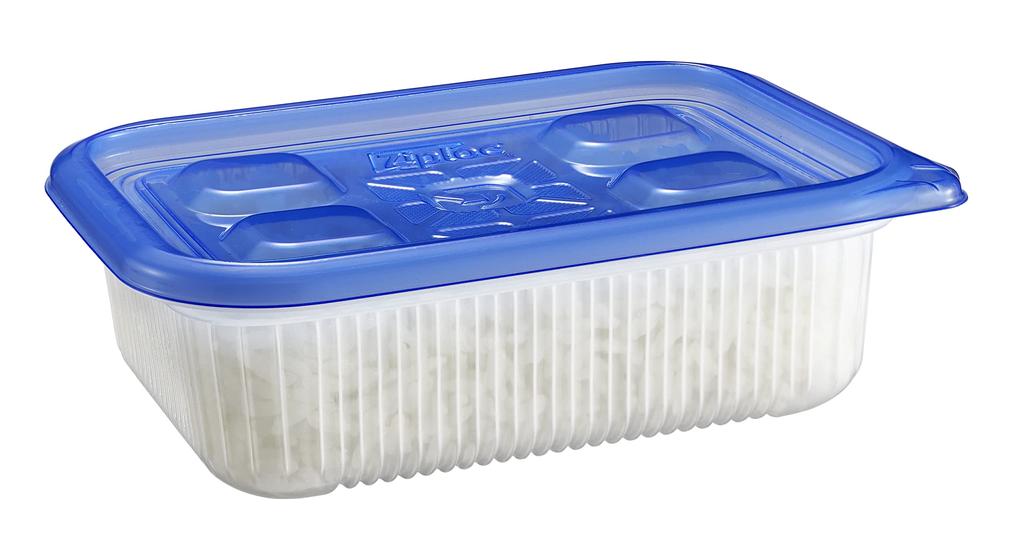 Контейнер для хранения риса Ziploc, рассчитанный на большие порции из 2 частей,