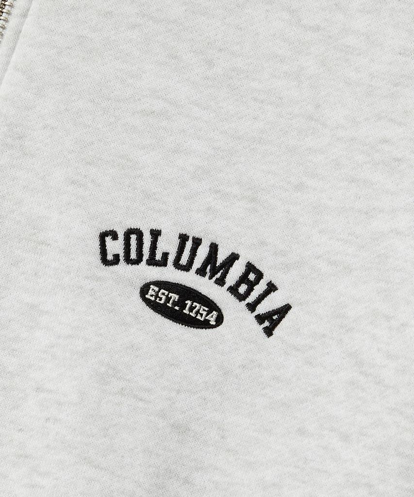 Толстовки Columbia University Cu Arch Fleece с молнией до середины_Светлый меланж