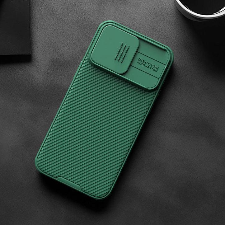 Nillkin Camshield Pro Magnetic Case For Iphone 15 Plus With Camera Protector - Green