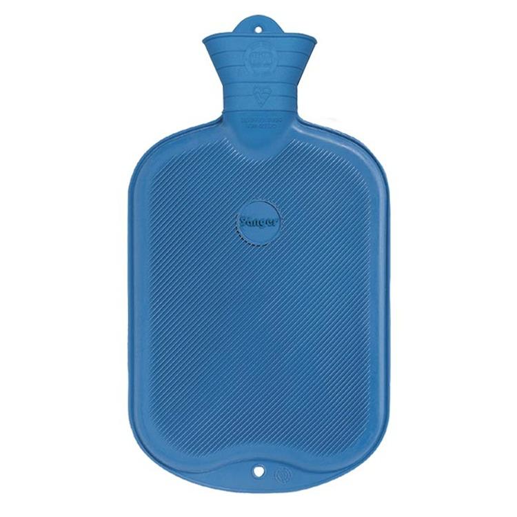 Sanger Ribbed Hot Water Bottle Dark Blue 2L