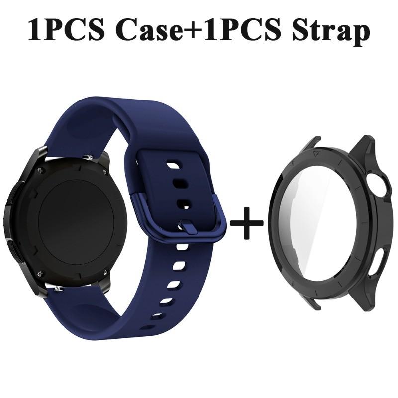 Чехол для ПК + силиконовый ремешок для часов Xiaomi Watch S4 /S4 ESIM Release Soft Sports Strap Shell Watchband Case Cover