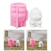 3D Crown Dinosaur Candle Molds Casting Molds Animal Silicone Mould Ornament Molds Candle Making Molds Epoxy Resin Molds