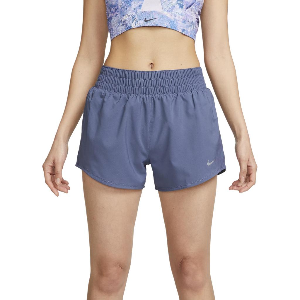 New Nike Casual Shorts Women's Fen Blue DX6011-491