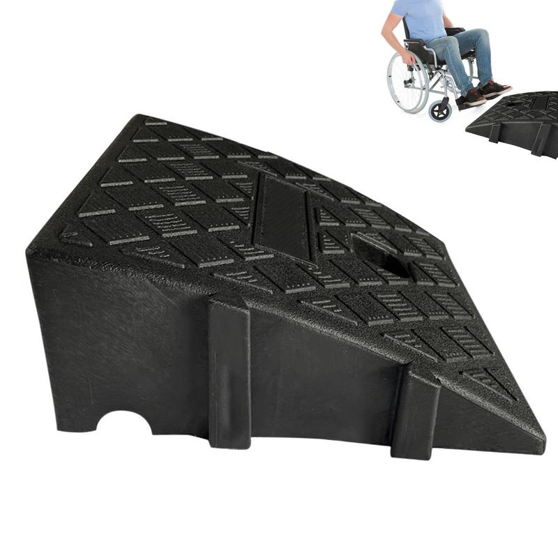Пандусы для бордюра Автомобили ПВХ Пандус для бордюра подъездной дорожки Пандусы для бордюра для автодома Грузовик Пандусы для навеса Домашние животные Инвалидная коляска Пороговый пандус 25 * 27 * 7 см