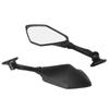 Pair Motorcycle Rear View Mirrors Folding Black Replacement for Ninja 300 250 ZX6R 636 300R EX300