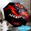 Custom Name Ahly FC Crest Umbrella Folding Umbrella, Automatic Umbrella - 8-Frame for Travel, Casual Lightweight Personalized Gifts