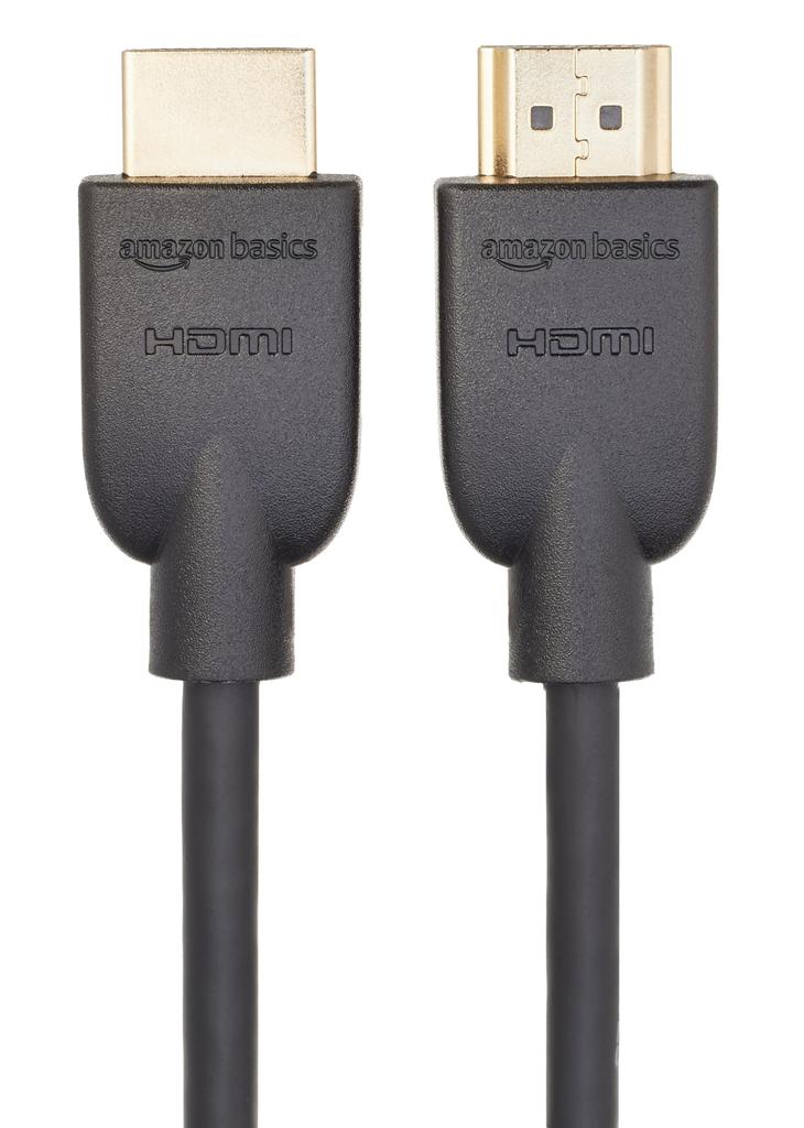 Кабель HDMI AmazonBasics High Speed 4K ARC Compatible A Male to Type A Black 1.8m (Тип Мужской)
