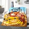 1pc Lion King Blanket Lightweight Flannel Throw for Sofa Bed Travel Camping Livingroom Office Couch Chair 1126KK