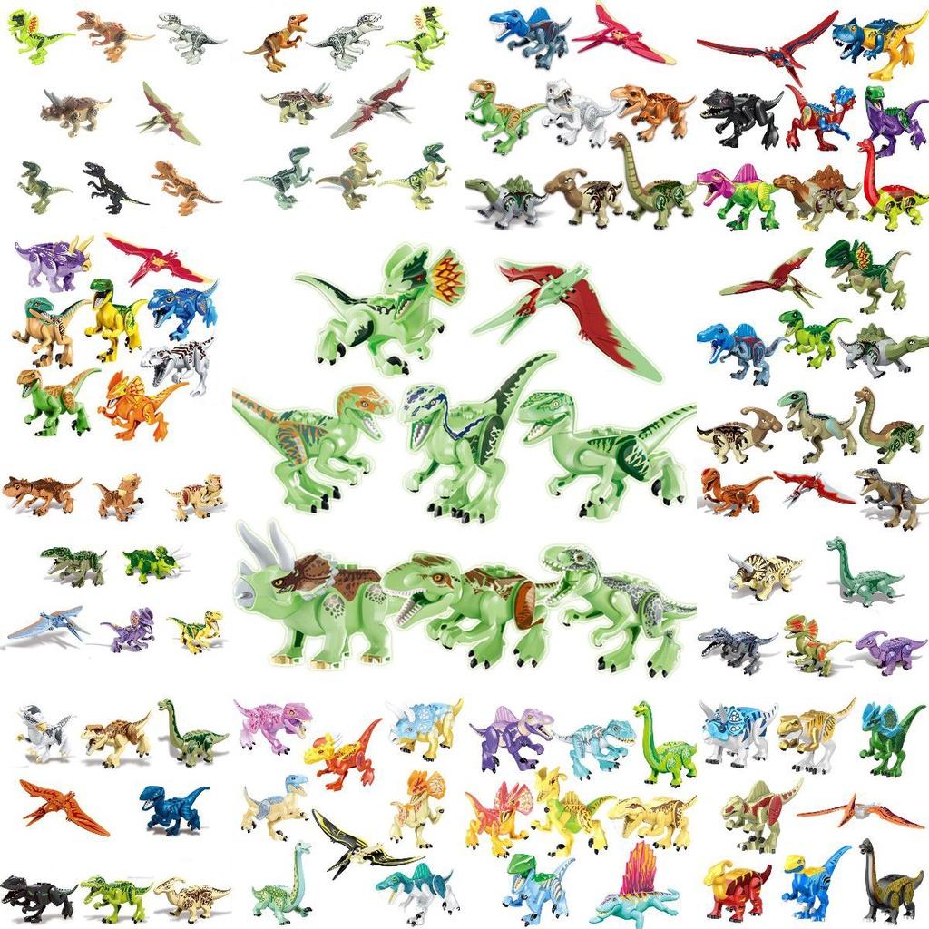 Abs Jurassic Dinosaurs Building Blocks With Adorably Detailed Figures**