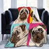 Printed Blanket Comfortable Soft Sofa Talk Blanket