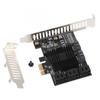 PCIE Expansion Card 8 Ports Stable Heat Dissipation Convenient Practical Compact Computer Supplies