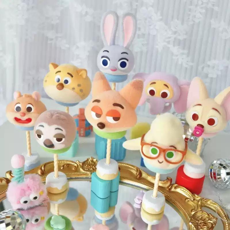 Crazy Animal City Cotton Candy Series Plush Blind Box Cute Cartoon Room Desktop Decor Birthday Gift For Friends Family Kids