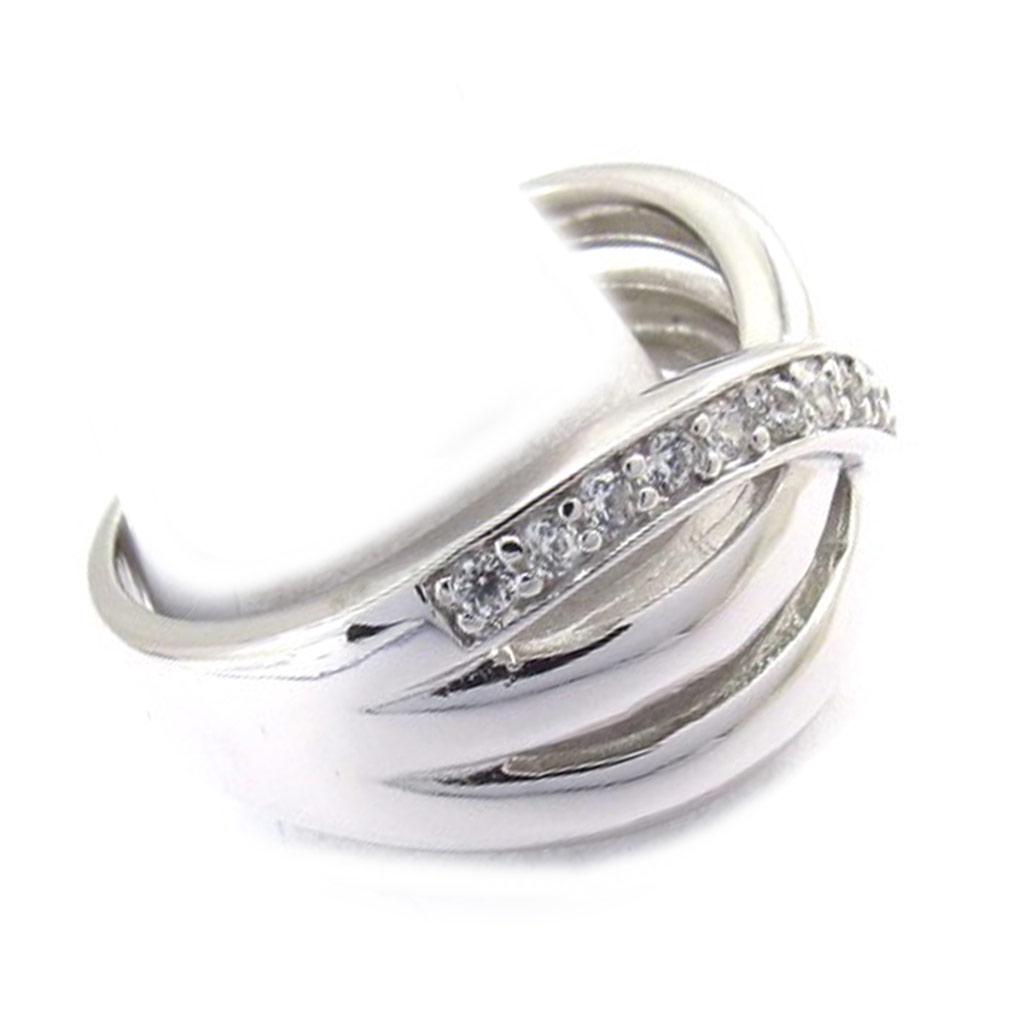White 'Goddess' Silver Ring
