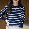 Женский кашемировый свитер Qinghe Cashmere 50% шерсть 50% шелк Женский осенне-зимний кашемировый пуловер Мягкий и теплый