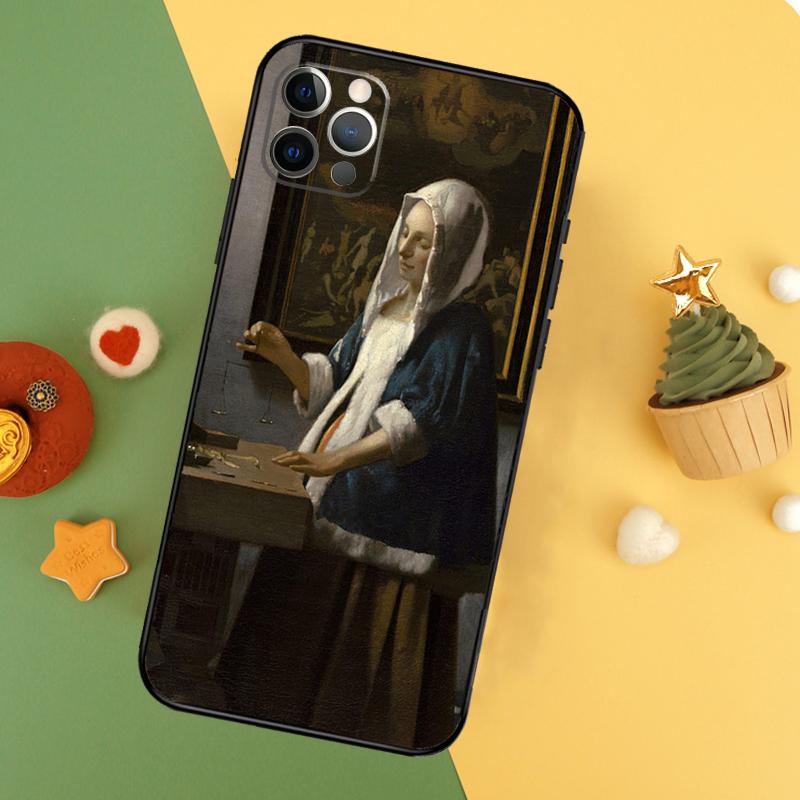 Johannes Vermeer Phone Case For iPhone 17 Pro Max 17Air 16E 15 14 13 12 11 16 Pro Max Mini Shockproof Cover