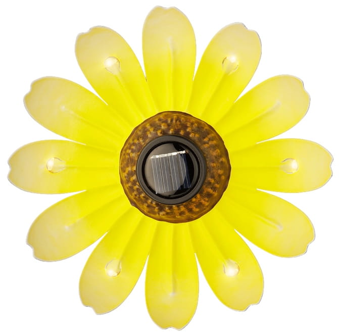 Solar flower LED 14x4cm decorative garden lamp