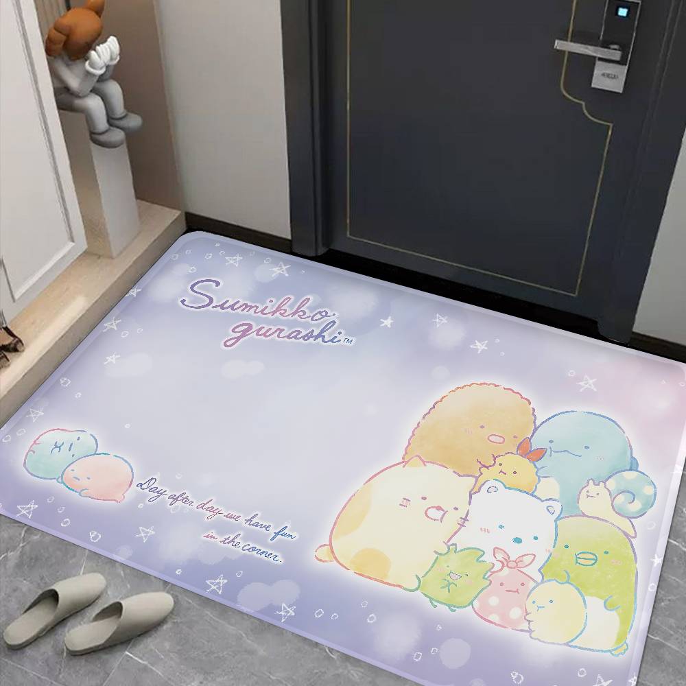 Cartoon Sumikko Gurashi Kitchen Mat Kids Room Bedroom Decoration Balcony Anti-Slip Doormat Living Room Alfombra