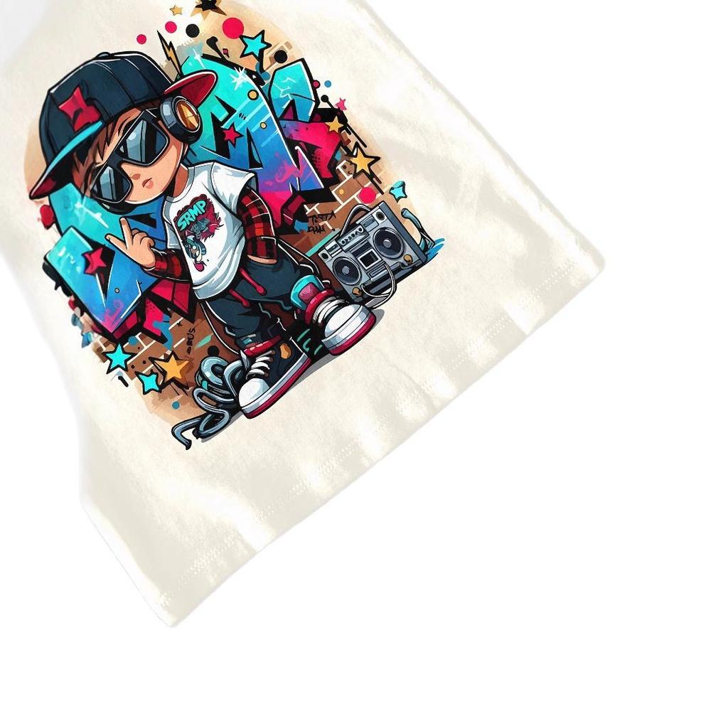 Летняя футболка с круглым вырезом, в стиле хип-хоп, с 3D-принтом мультяшного персонажа, модная, повседневная, с коротким рукавом, детская, для мальчика