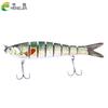HENGJIA Jointed  Fishing Lures 1Pc 27g Artificial Hard Tackles Wobbler Lifelike  8 Segment Fishing Gears Outdoors