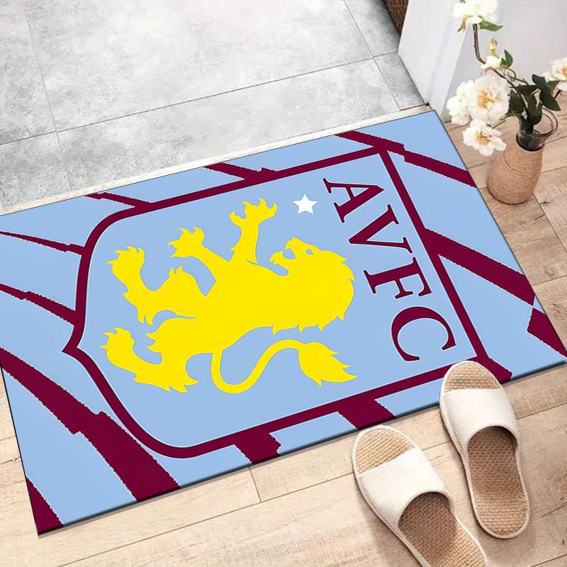 Aston Villa Printed Area Rug Carpet for Bedroom Living Room Home Decor Rugs Mat Non Slip Mat Rug for Bedside