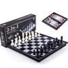 Folding Chess Set with Game Board 25cm*25cm for Adult Kids Gifts Family Game Toy Chess Board International Chess Checkers Set