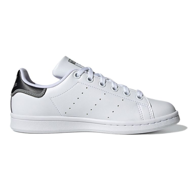 Adidas Originals Stan Smith Leather Sports Non-Slip Durable Low-Top Sneakers Kids Sneakers White Black H05043