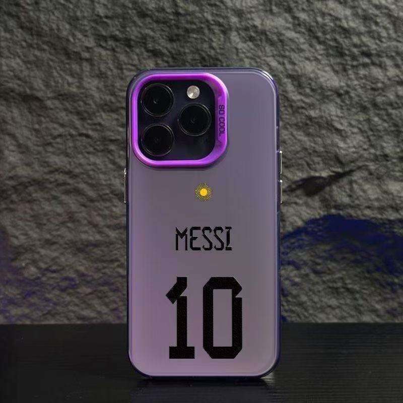 Новый Месси №. 10 подходит для чехла для мобильного телефона Apple 17 iPhone16 футбол 15 продвинутый 14pro креативный 13pro.