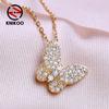 Fashion Butterfly Necklace Ladies Pendant For Women Girl Cubic Zirconia Necklace Jewelry Gift