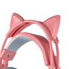 Наушники Cat Ear с микрофоном для шумоподавления для девочек, полностью обернутые амбушюры, проводные, игровые