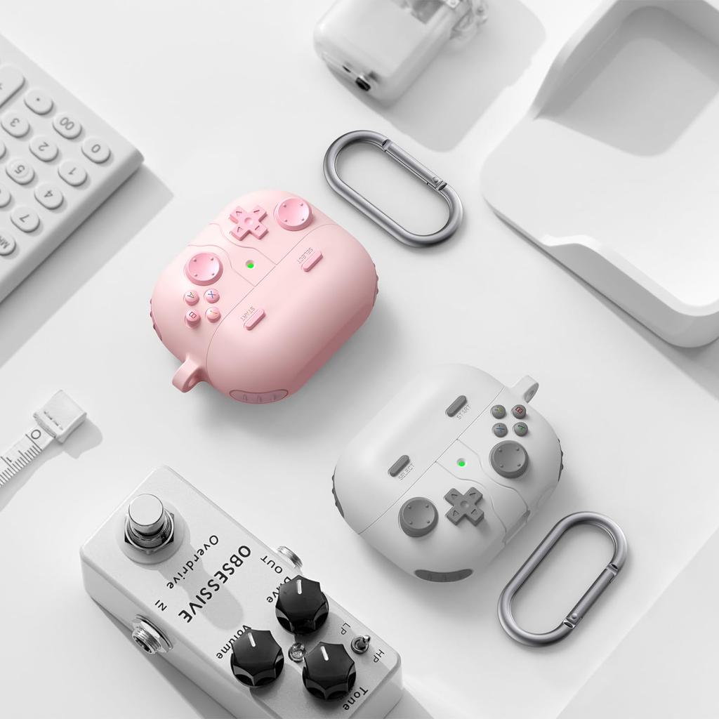 Для новых Galaxy Buds3 FE (2025) Ударопрочный чехол-накладка для Galaxy Buds 3 FE Защитный жесткий чехол-оболочка с брелоком и чистящим набором