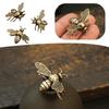 Solid Brass Insect Honeybee Figurines Miniatures Tea Desktop Beetle Home Collection Decorations X1G6