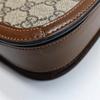 [Pre-Owned] Horsebit 1955 Logo Canvas And Leather Saddle Bag - Very Good #1JTWP5D