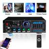 2000W 2 Micphone Bluetooth Stereo Amplifier Surround Sound Mixer 220V FM AUX USB SD AMP Home Cinema Karaoke Remote Control