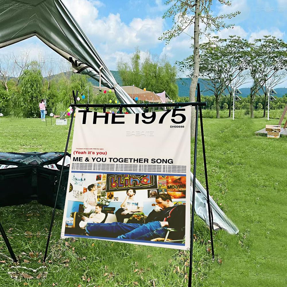 1975 RRock BBand Флаг Баннер Стиль INS Декор для вечеринки на открытом воздухе Атмосфера Белая бумага Постер HD Настенное искусство Кабинет