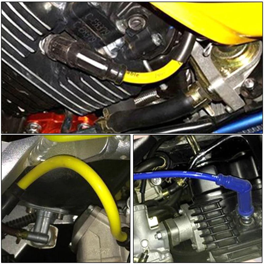 Universal For Dirt Bike Racing Go Kart ATV Scooter Moto Spark Plug Motorcycle Lgnition Coil Lridium Cable