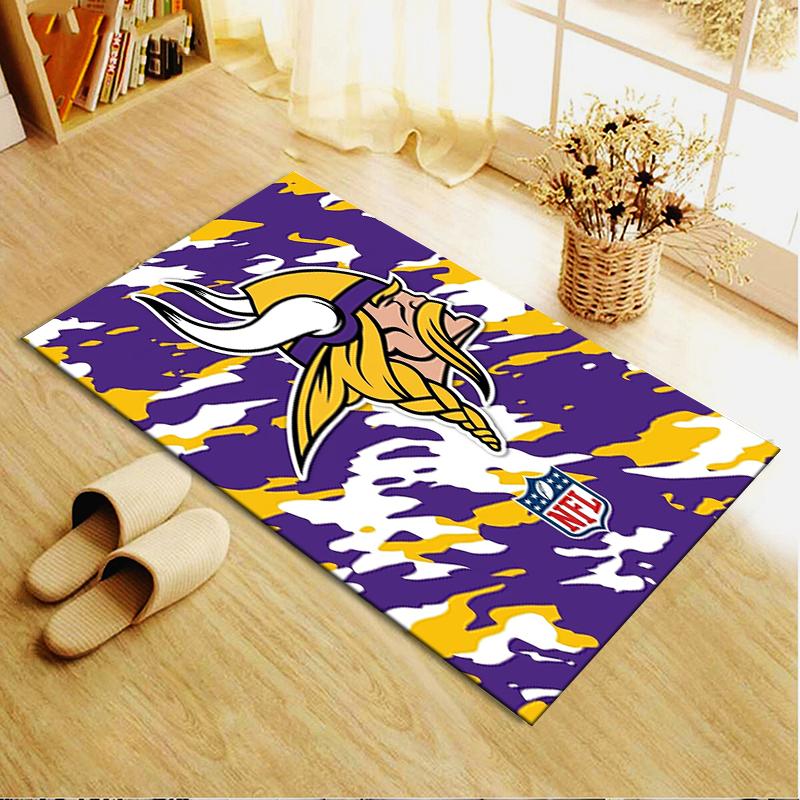 Minnesota Vikings Carpet Rug For Living Room Bedroom Home Sofa Decorationkids Play Nonslip Floor Mat