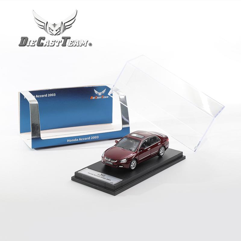 AAALZ1 DCT 1/64 Honda 7th Generation Accord Car Alloy Motor Vehicle Diecast Metal Model Kids Xmas Gift Toys for Boys