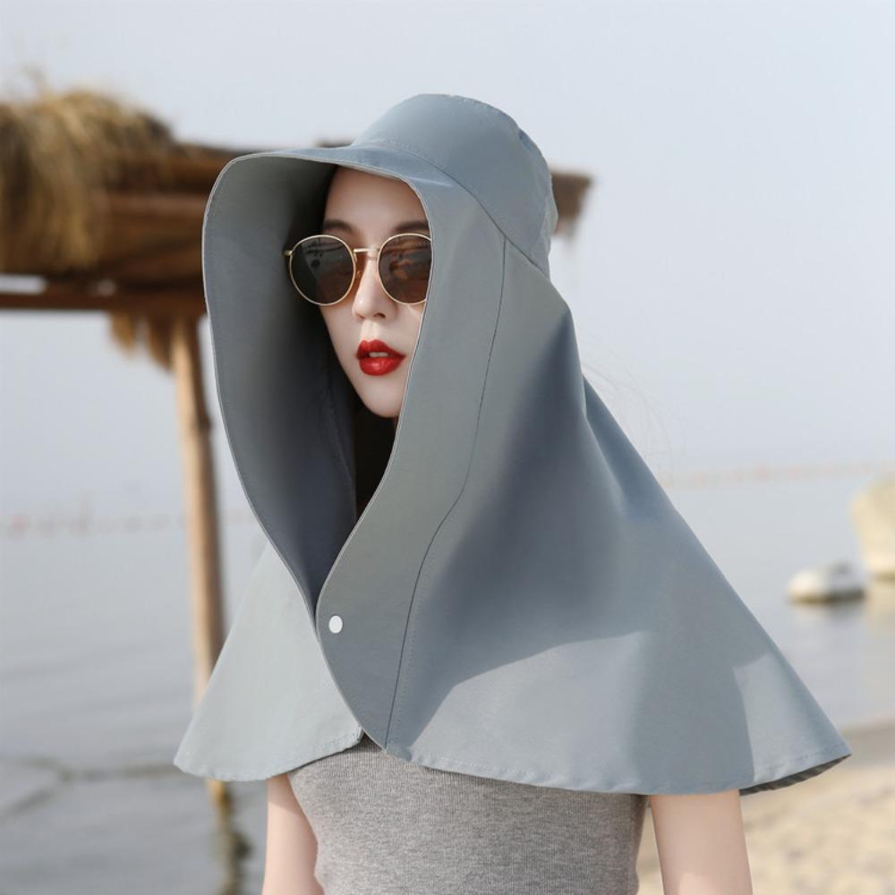 Neck Guard Shawl Fisherman Hat Anti-UV Bucket Hat New Sun Protection Cap  Surprise Gift