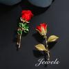 Beautiful Rose Flower Brooches Collection For Women Lady Elegant Flower Pin Summer Design Party Valentine Day Gift