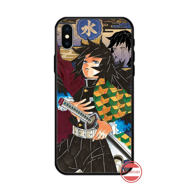 Чехол для телефона Demon Slayer Blade с комиксами и открытками для iPhone 11 12 13 pro XS MAX 8 7 Plus X SE 2020 XR
