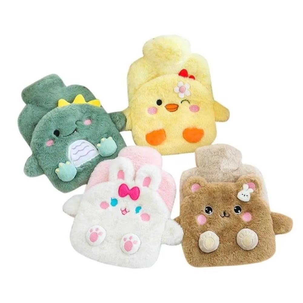 PVC Thick Warm Bag Cute Plush Water Warm Hand Treasure Fashion Hot Water Bag
