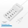 USB-разветвитель с 10 портами для быстрой зарядки, 5V2.4A с PD